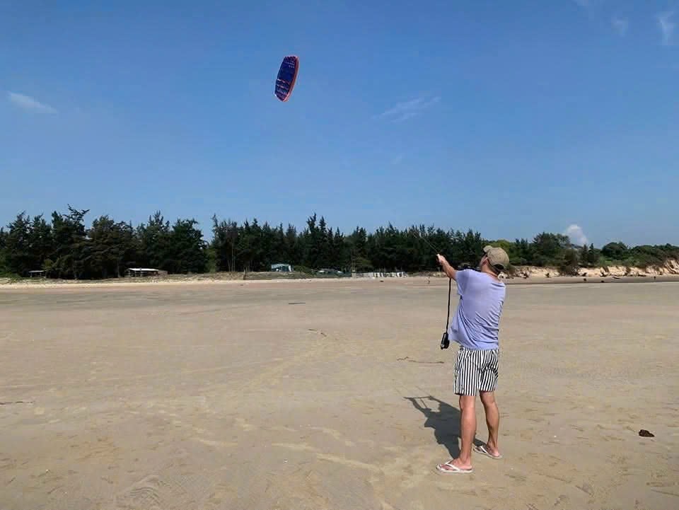 Buổi tập điều khiển kite trên bãi cát Vũng Tàu