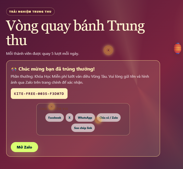 Chốt ngay 1 khóa học miễn phí :d Tuyệt vời ông mặt trời luôn